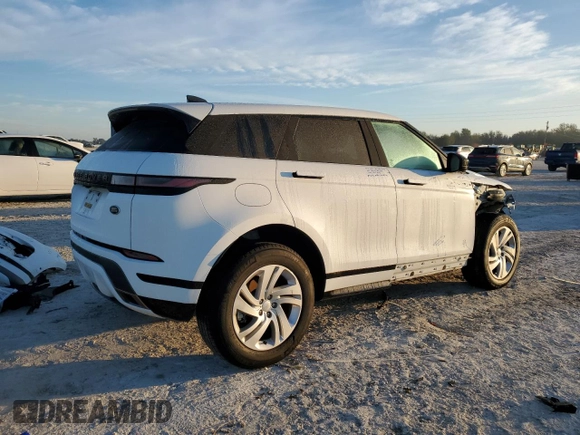 2021 Land Rover Range Rover Evoque R-Dynamic S with VIN SALZT2FX4MH155178, listed as a Copart auction lot 42565075 with 43,468 mi miles and Salvage Title. Bid and sale history available at carsss.com. Image 3.