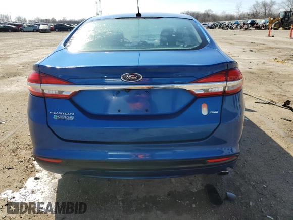2017 Ford Fusion Energi SE with VIN 3FA6P0PU3HR280853, listed as a Copart auction lot 48899885 with 80,528 mi miles and Salvage Title. Bid and sale history available at carsss.com. Image 6.