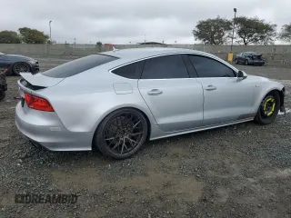 2012 Audi A7 3.0 Prestige with VIN WAUSGAFC1CN017664, listed as a Copart auction lot 44641245 with 160,746 mi miles and Salvage Title. Bid and sale history available at carsss.com. Image 3.