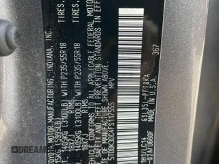 2015 Toyota Sienna Limited с VIN 5TDDK3DC4FS117555, выставлен на аукционе Copart как лот 65460185 с пробегом 141 188 миль миль и Чистый • Clean title. История ставок и продаж доступна на DreamBid. Изображение 10.