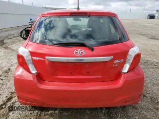 2012 Toyota Yaris L with VIN JTDKTUD32CD517695, listed as a Copart auction lot 57392355 with 201,711 mi miles and Salvage title. Bid and sale history available at DreamBid. Image 6.