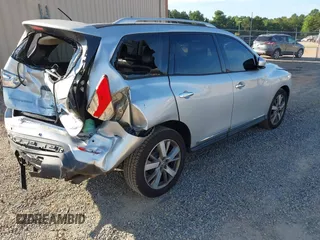 2013 Nissan Pathfinder SL with VIN 5N1AR2MM0DC656198, listed as a IAAI auction lot 42458798 with 140,793 mi miles and . Bid and sale history available at DreamBid. Image 4.