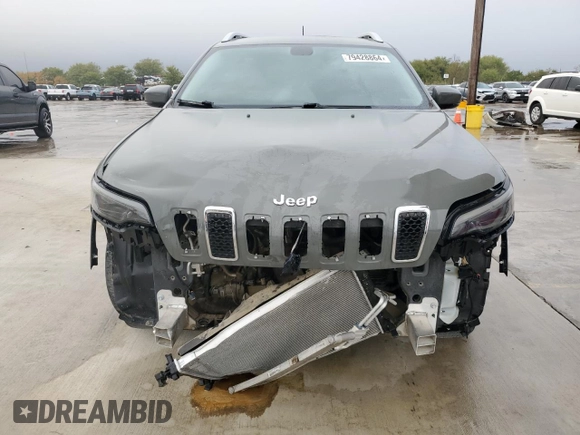 2020 Jeep Cherokee Altitude with VIN 1C4PJLLB3LD577645, listed as a Copart auction lot 79428864 with 38,340 mi miles and Salvage Title. Bid and sale history available at carsss.com. Image 5.
