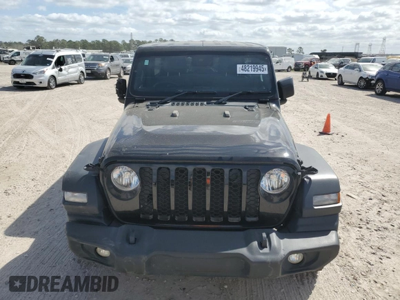 2024 Jeep Wrangler Sport with VIN 1C4PJXKN7RW237317, listed as a Copart auction lot 48219945 with 29,092 mi miles and Salvage title. Bid and sale history available at DreamBid. Image 5.