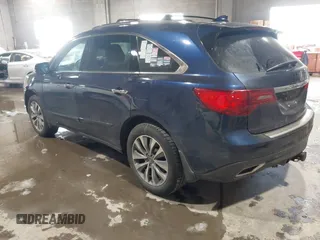 2014 Acura MDX Tech Pkg with VIN 5FRYD4H46EB048809, listed as a IAAI auction lot 41573811 with 199,888 mi miles. Bid and sale history available at carsss.com. Image 3.