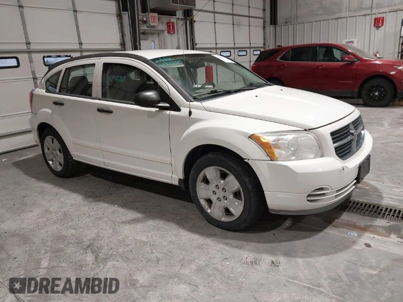 2007 Dodge Caliber SXT with VIN 1B3HB48B47D540482, listed as a IAAI auction lot 41942169 with 194,573 mi miles and . Bid and sale history available at DreamBid. Image 1.