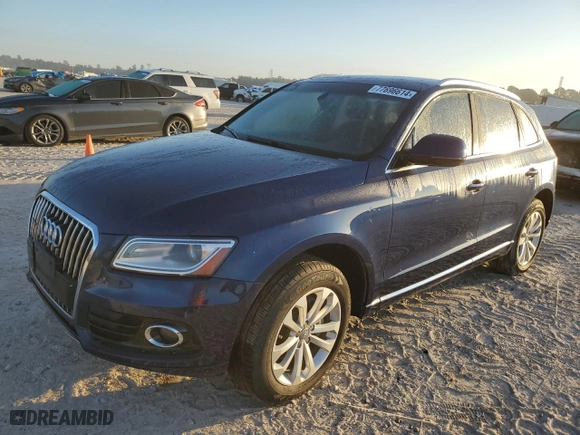 2016 Audi Q5 Premium Plus with VIN WA1L2AFPXGA040540, listed as a Copart auction lot 77696614 with 68,548 mi miles and Salvage Title. Bid and sale history available at carsss.com. Image 1.