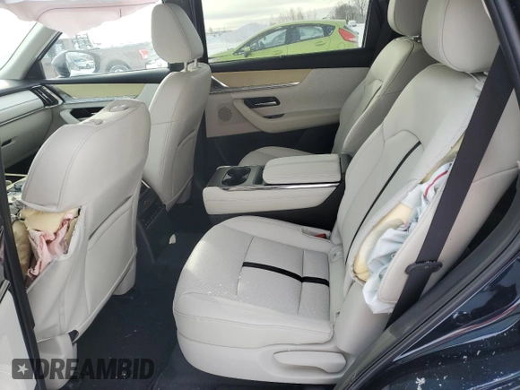 2025 Mazda CX-90 S Premium Plus Package with VIN JM3KKEHC6S1193581, listed as a Copart auction lot 86355484 with 4,455 mi miles and Salvage title. Bid and sale history available at DreamBid. Image 10.