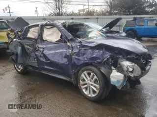 2015 Nissan Juke SV with VIN JN8AF5MV9FT557457, listed as a Copart auction lot 86496374 with Not Provided miles and Salvage Title. Bid and sale history available at DreamBid. Image 4.