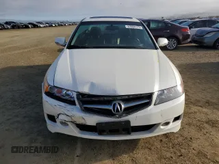 2006 Acura TSX with VIN JH4CL96826C036817, listed as a Copart auction lot 57084175 with 80,646 mi miles and Salvage title. Bid and sale history available at DreamBid. Image 5.