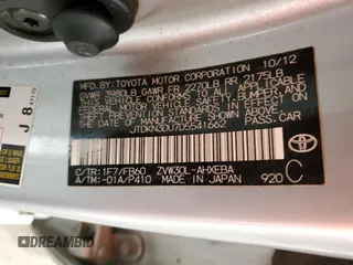 2013 Toyota Prius One with VIN JTDKN3DU7D5541662, listed as a Copart auction lot 49443365 with 159,152 mi miles and Salvage Title. Bid and sale history available at carsss.com. Image 14.