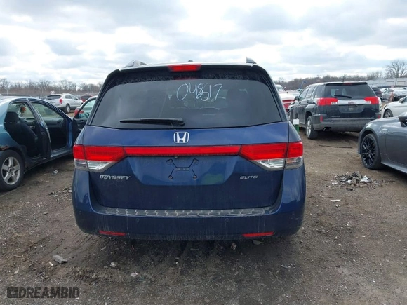 2014 Honda Odyssey Touring with VIN 5FNRL5H95EB048617, listed as a IAAI auction lot 41735376 with NaN miles. Bid and sale history available at carsss.com. Image 16.