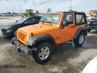 2013 Jeep Wrangler Sport with VIN 1C4AJWAG7DL550851, listed as a Copart auction lot 88639225 with Not Provided miles and Salvage Title. Bid and sale history available at carsss.com. Image 1.