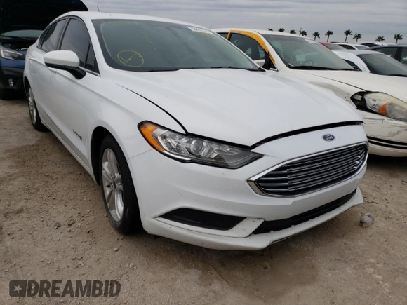 2018 Ford Fusion Hybrid SE with VIN 3FA6P0LU8JR138753, listed as a Copart auction lot 63862812 with 0 mi miles. Bid and sale history available at carsss.com. Image 1.