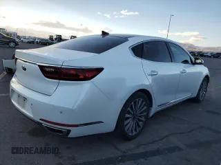 2017 Kia Cadenza Limited with VIN KNALC4J1XH5057384, listed as a Copart auction lot 43758845 with 56,035 mi miles and Salvage Title. Bid and sale history available at DreamBid. Image 3.