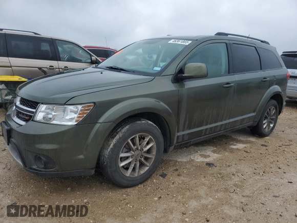 2018 Dodge Journey SXT with VIN 3C4PDDBGXJT197252, listed as a Copart auction lot 46361865 with Not provided miles and Salvage title. Bid and sale history available at DreamBid. Image 1.