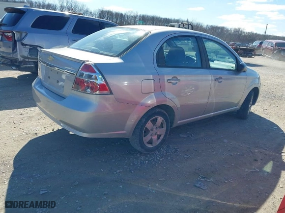 2010 Chevrolet Aveo LT w/1LT with VIN KL1TD5DE0AB134556, listed as a IAAI auction lot 41822057 with 107,523 mi miles. Bid and sale history available at carsss.com. Image 4.