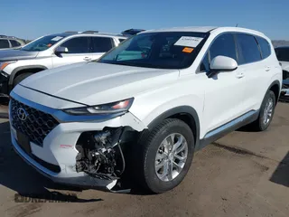 2020 Hyundai Santa Fe SE with VIN 5NMS23AD1LH197383, listed as a IAAI auction lot 42001946 with 47,844 mi miles. Bid and sale history available at carsss.com. Image 6.