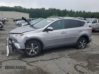 2018 Toyota RAV4 XLE with VIN 2T3RFREV8JW741461, listed as a Copart auction lot 57728244 with 88,925 mi miles and Salvage Title. Bid and sale history available at DreamBid. Image 1.