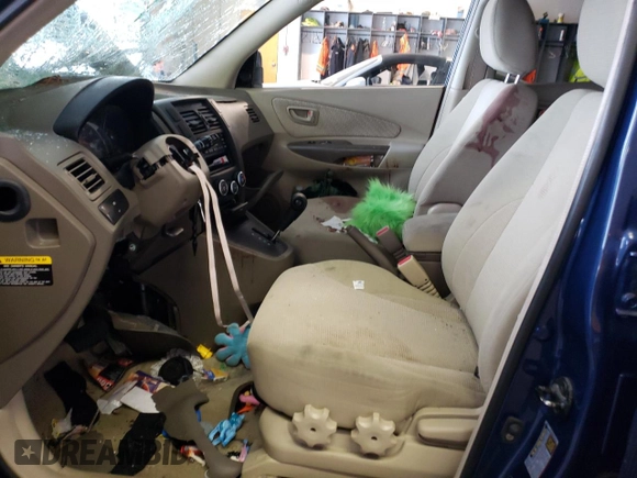 2007 Hyundai Tucson GLS with VIN KM8JM12B57U506533, listed as a Copart auction lot 48228404 with 0 mi miles and Salvage Title. Bid and sale history available at carsss.com. Image 7.