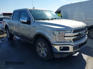 2018 Ford F-150 XL with VIN 1FTEW1EG4JFE47042, listed as a IAAI auction lot 41679605 with 186,056 mi miles. Bid and sale history available at carsss.com. Image 1.