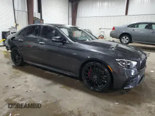 2022 Mercedes-Benz E 53 AMG with VIN W1KZF6BB1NB089988, listed as a Copart auction lot 71658854 with 12,031 mi miles and Salvage Title. Bid and sale history available at DreamBid. Image 4.