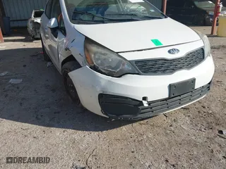 2015 Kia Rio LX with VIN KNADM4A30F6449543, listed as a IAAI auction lot 41583073 with 80,288 mi miles. Bid and sale history available at carsss.com. Image 14.
