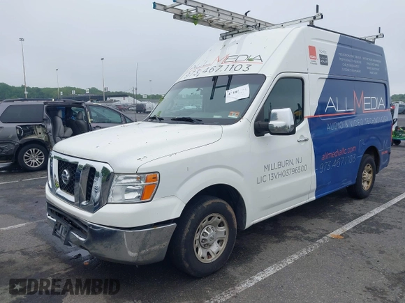 2012 Nissan NV SV with VIN 1N6BF0LYXCN102483, listed as a IAAI auction lot 42185443 with 161,914 mi miles and . Bid and sale history available at DreamBid. Image 2.