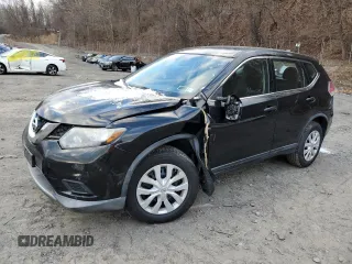 2016 Nissan Rogue SV with VIN KNMAT2MV6GP651437, listed as a Copart auction lot 41403585 with 189,693 mi miles and Salvage Title. Bid and sale history available at carsss.com. Image 1.