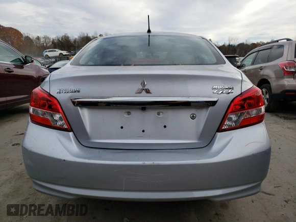 2019 Mitsubishi Mirage ES z VIN ML32F3FJ1KHF08027, wystawiony jako Copart lot #41439105 z przebiegiem 86 795 mil mil oraz Szkoda całkowita • Salvage title. Historia ofert i sprzedaży dostępna na DreamBid. Obrazek 6.