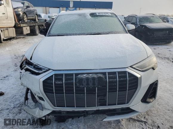 2022 Audi Q3 S line Premium Plus with VIN WA1EECF39N1090352, listed as a Copart auction lot 88731675 with 45,056 mi miles and Non Repairable. Bid and sale history available at carsss.com. Image 5.