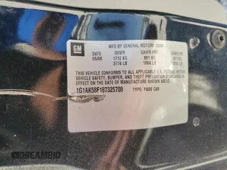 2008 Chevrolet Cobalt LS with VIN 1G1AK58F187325708, listed as a Copart auction lot 49916495 with 123,749 mi miles and Non Repairable. Bid and sale history available at DreamBid. Image 12.