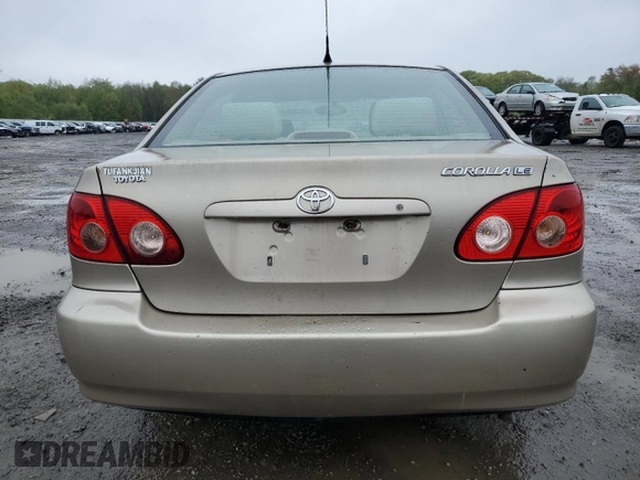 2008 Toyota Corolla CE with VIN 1NXBR32E98Z960779, listed as a Copart auction lot 56126505 with 205,846 mi miles and Clean Title. Bid and sale history available at DreamBid. Image 6.