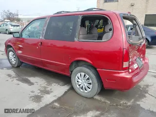 1998 Nissan Quest XE with VIN 4N2ZN1112WD817118, listed as a IAAI auction lot 41572033 with 227,912 mi miles. Bid and sale history available at carsss.com. Image 3.