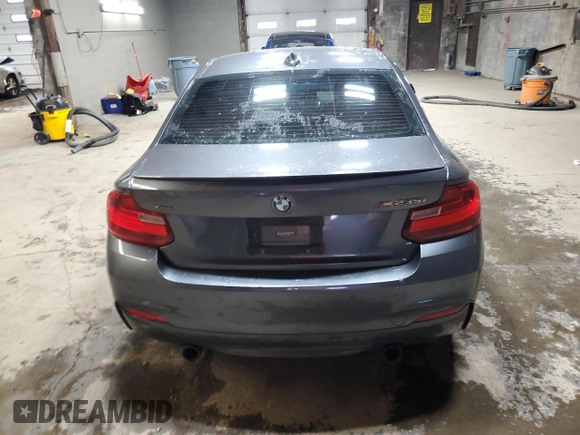 2016 BMW 2 Series M235i xDrive with VIN WBA1J9C51GV372003, listed as a Copart auction lot 83413884 with 104,951 mi miles and Salvage Title. Bid and sale history available at carsss.com. Image 6.