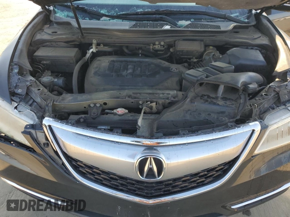 2015 Acura MDX Technology with VIN 5FRYD3H49FB012074, listed as a Copart auction lot 87838855 with 128,601 mi miles and Salvage Title. Bid and sale history available at DreamBid. Image 13.