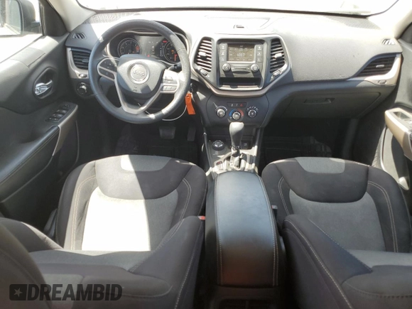 2017 Jeep Cherokee Sport with VIN 1C4PJMAB8HW605363, listed as a Copart auction lot 53917035 with 66,747 mi miles and Salvage Title. Bid and sale history available at carsss.com. Image 8.