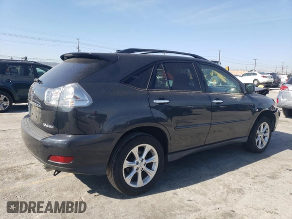 2009 Lexus RX 350 with VIN 2T2GK31U09C081687, listed as a Copart auction lot 45709395 with 197,138 mi miles and Salvage Title. Bid and sale history available at DreamBid. Image 3.