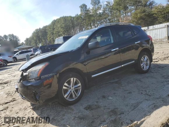 2015 Nissan Rogue S z VIN JN8AS5MV4FW761514, wystawiony jako Copart lot #44691575 z przebiegiem 133 481 mil mil oraz Szkoda całkowita • Salvage title. Historia ofert i sprzedaży dostępna na DreamBid. Obrazek 1.