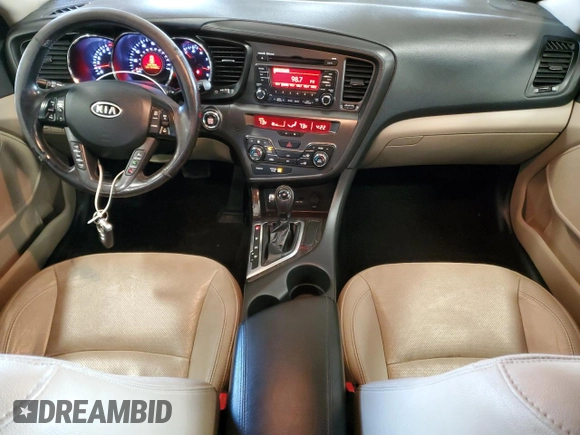 2012 Kia Optima EX with VIN 5XXGN4A76CG070947, listed as a Copart auction lot 50902065 with 201,920 mi miles and Salvage Title. Bid and sale history available at carsss.com. Image 8.