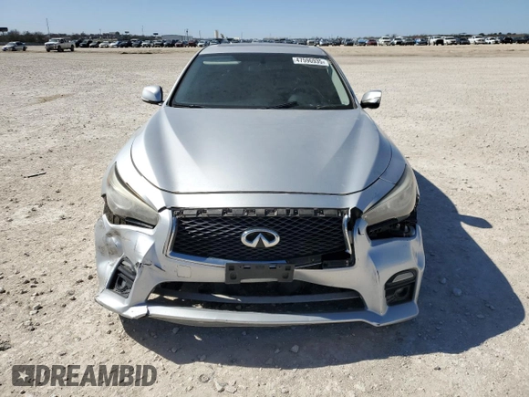 2014 Infiniti Q50 Hybrid Sport with VIN JN1AV7AP4EM690963, listed as a Copart auction lot 47596935 with 116,298 mi miles and Clean Title. Bid and sale history available at carsss.com. Image 5.