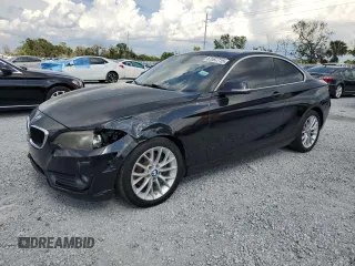 2015 BMW 2 Series 228i with VIN WBA1F5C5XFV256016, listed as a Copart auction lot 62587715 with 120,651 mi miles and Clean title. Bid and sale history available at DreamBid. Image 1.