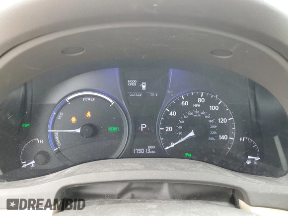 2013 Lexus RX 450h with VIN JTJBC1BA1D2059741, listed as a Copart auction lot 62861135 with 179,013 mi miles and Clean title. Bid and sale history available at DreamBid. Image 9.