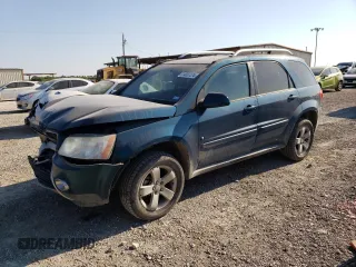 2007 Pontiac Torrent with VIN 2CKDL73F176034623, listed as a Copart auction lot 74037274 with 212,884 mi miles and Salvage Title. Bid and sale history available at carsss.com. Image 1.