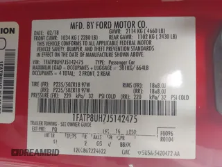 2018 Ford Mustang EcoBoost Premium с VIN 1FATP8UH7J5142475, выставлен на аукционе IAAI как лот 42670716 с пробегом 89 974 миль миль и . История ставок и продаж доступна на DreamBid. Изображение 9.