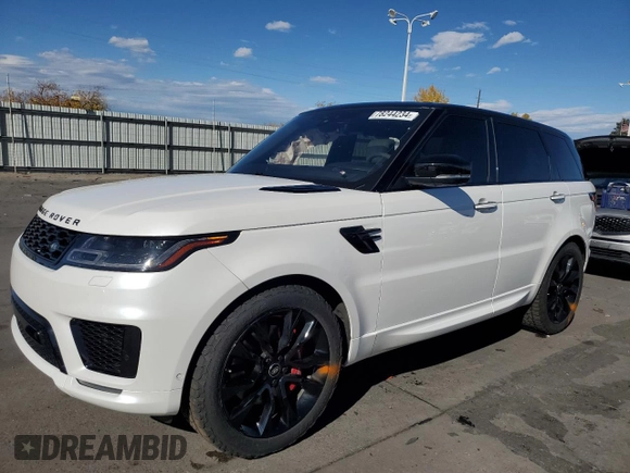 2021 Land Rover Range Rover Sport HST with VIN SALWS2RU4MA754873, listed as a Copart auction lot 78244234 with 57,053 mi miles and Salvage Title. Bid and sale history available at carsss.com. Image 1.