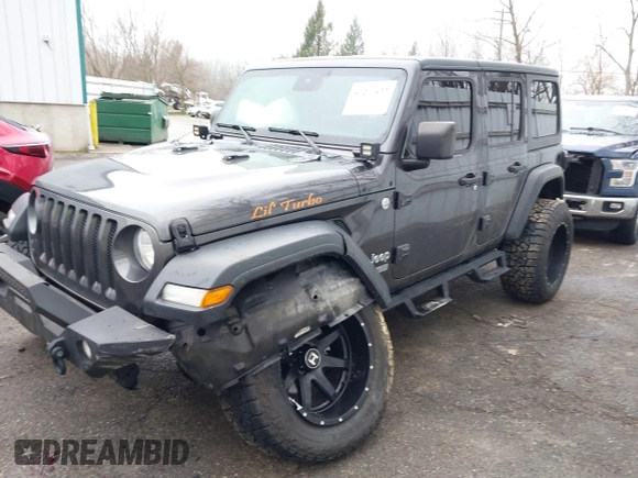 2020 Jeep Wrangler Unlimited Sport z VIN 1C4HJXDN3LW164701, wystawiony jako IAAI lot #41200437 z przebiegiem 102 272 mil mil oraz . Historia ofert i sprzedaży dostępna na DreamBid. Obrazek 17.