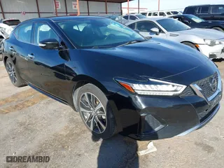 2022 Nissan Maxima SV with VIN 1N4AA6CV8NC502553, listed as a IAAI auction lot 41354940 with 57,786 mi miles. Bid and sale history available at carsss.com. Image 1.