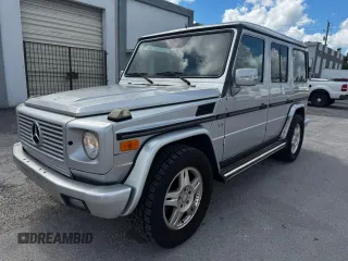 2003 Mercedes-Benz G-Class with VIN WDCYR49EX3X136883, listed as a Copart auction lot 45452375 with 146,373 mi miles and Clean Title. Bid and sale history available at carsss.com. Image 2.