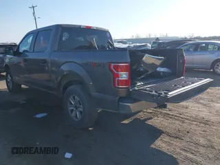 2018 Ford F-150 XL with VIN 1FTEW1E50JFC64090, listed as a IAAI auction lot 41738505 with 185,618 mi miles. Bid and sale history available at carsss.com. Image 3.